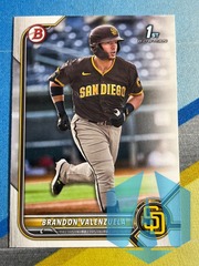 2022 1st Bowman Brandon Valenzuela #BP-28 San Diego Padres